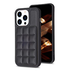 Ultra-thin Silicone Gel Soft Case Cover with Magnetic S03D for Apple iPhone 14 Pro Black