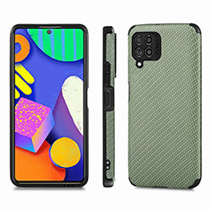 Ultra-thin Silicone Gel Soft Case Cover with Magnetic S03D for Samsung Galaxy F62 5G Green