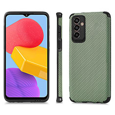 Ultra-thin Silicone Gel Soft Case Cover with Magnetic S03D for Samsung Galaxy M13 5G Green