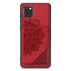 Ultra-thin Silicone Gel Soft Case Cover with Magnetic S03D for Samsung Galaxy M60s Red