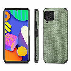 Ultra-thin Silicone Gel Soft Case Cover with Magnetic S03D for Samsung Galaxy M62 4G Green