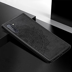 Ultra-thin Silicone Gel Soft Case Cover with Magnetic S03D for Samsung Galaxy Note 10 5G Black