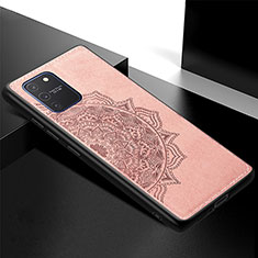 Ultra-thin Silicone Gel Soft Case Cover with Magnetic S04D for Samsung Galaxy M80S Rose Gold