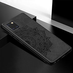 Ultra-thin Silicone Gel Soft Case Cover with Magnetic S04D for Samsung Galaxy Note 10 Lite Black