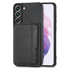 Ultra-thin Silicone Gel Soft Case Cover with Magnetic S05D for Samsung Galaxy S23 Plus 5G Black