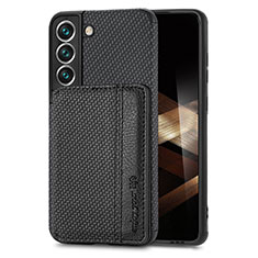 Ultra-thin Silicone Gel Soft Case Cover with Magnetic S05D for Samsung Galaxy S24 5G Black