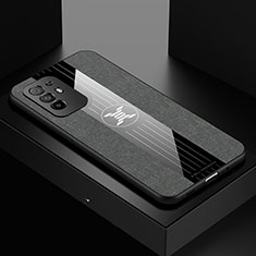 Ultra-thin Silicone Gel Soft Case Cover X01L for Oppo Reno5 Z 5G Gray