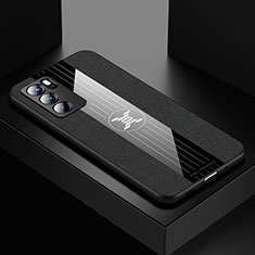 Ultra-thin Silicone Gel Soft Case Cover X01L for Oppo Reno6 Pro 5G India Black