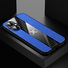 Ultra-thin Silicone Gel Soft Case Cover X01L for Oppo Reno8 Lite 5G Blue
