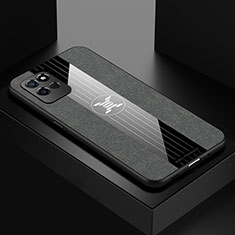 Ultra-thin Silicone Gel Soft Case Cover X01L for Realme V11s 5G Gray