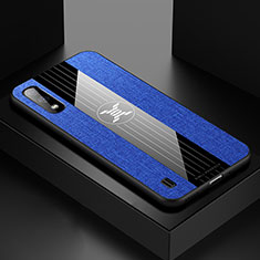 Ultra-thin Silicone Gel Soft Case Cover X01L for Samsung Galaxy A01 SM-A015 Blue