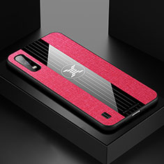 Ultra-thin Silicone Gel Soft Case Cover X01L for Samsung Galaxy A01 SM-A015 Red