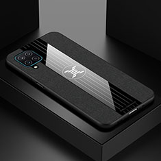 Ultra-thin Silicone Gel Soft Case Cover X01L for Samsung Galaxy A12 Black