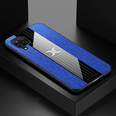Ultra-thin Silicone Gel Soft Case Cover X01L for Samsung Galaxy A12 Blue