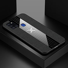Ultra-thin Silicone Gel Soft Case Cover X01L for Samsung Galaxy A21s Black