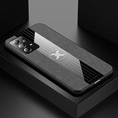 Ultra-thin Silicone Gel Soft Case Cover X01L for Samsung Galaxy A52 4G Gray