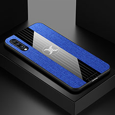 Ultra-thin Silicone Gel Soft Case Cover X01L for Samsung Galaxy A70 Blue