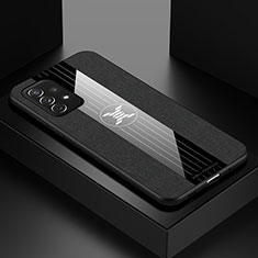 Ultra-thin Silicone Gel Soft Case Cover X01L for Samsung Galaxy A72 5G Black