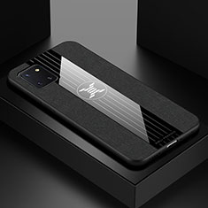 Ultra-thin Silicone Gel Soft Case Cover X01L for Samsung Galaxy A81 Black