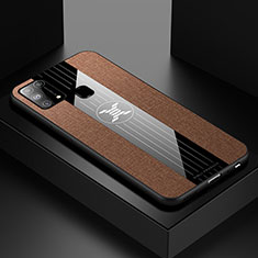 Ultra-thin Silicone Gel Soft Case Cover X01L for Samsung Galaxy M31 Brown