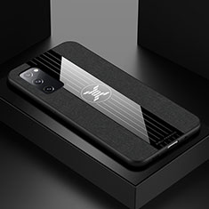Ultra-thin Silicone Gel Soft Case Cover X01L for Samsung Galaxy S20 FE 4G Black