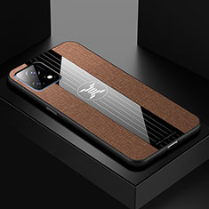 Ultra-thin Silicone Gel Soft Case Cover X01L for Vivo iQOO U3 5G Brown