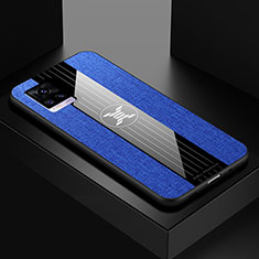 Ultra-thin Silicone Gel Soft Case Cover X01L for Vivo V20 Blue