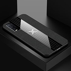 Ultra-thin Silicone Gel Soft Case Cover X01L for Vivo Y11s Black