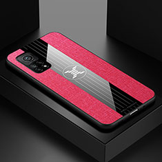 Ultra-thin Silicone Gel Soft Case Cover X01L for Xiaomi Mi 10T Pro 5G Red