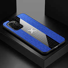 Ultra-thin Silicone Gel Soft Case Cover X01L for Xiaomi Mi 11i 5G Blue
