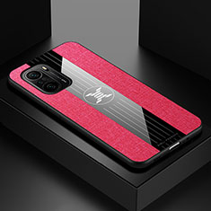 Ultra-thin Silicone Gel Soft Case Cover X01L for Xiaomi Mi 11i 5G Red