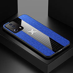Ultra-thin Silicone Gel Soft Case Cover X01L for Xiaomi Mi 13 Lite 5G Blue