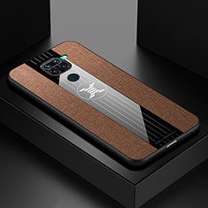 Ultra-thin Silicone Gel Soft Case Cover X01L for Xiaomi Redmi 10X 4G Brown