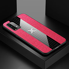 Ultra-thin Silicone Gel Soft Case Cover X01L for Xiaomi Redmi 9T 4G Red
