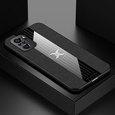 Ultra-thin Silicone Gel Soft Case Cover X01L for Xiaomi Redmi Note 10S 4G Black