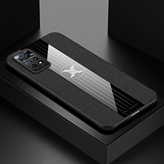 Ultra-thin Silicone Gel Soft Case Cover X01L for Xiaomi Redmi Note 11 4G (2022) Black
