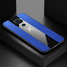 Ultra-thin Silicone Gel Soft Case Cover X01L for Xiaomi Redmi Note 9 Blue