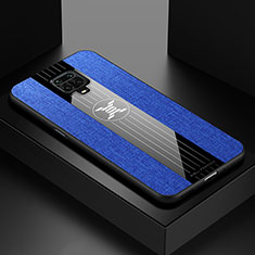 Ultra-thin Silicone Gel Soft Case Cover X01L for Xiaomi Redmi Note 9 Pro Blue