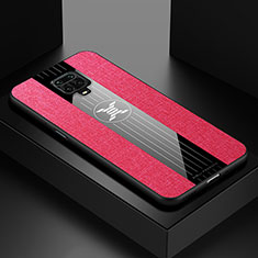 Ultra-thin Silicone Gel Soft Case Cover X01L for Xiaomi Redmi Note 9 Pro Max Red