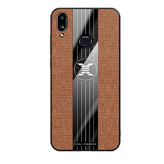 Ultra-thin Silicone Gel Soft Case Cover X02L for Samsung Galaxy A10s Brown