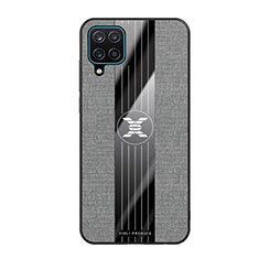 Ultra-thin Silicone Gel Soft Case Cover X02L for Samsung Galaxy A12 Nacho Gray