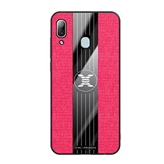 Ultra-thin Silicone Gel Soft Case Cover X02L for Samsung Galaxy A30 Red