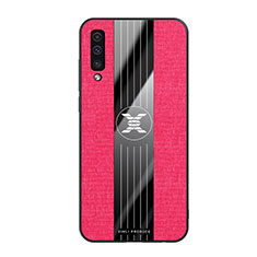 Ultra-thin Silicone Gel Soft Case Cover X02L for Samsung Galaxy A50 Red