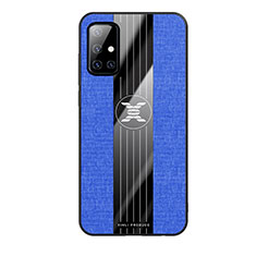 Ultra-thin Silicone Gel Soft Case Cover X02L for Samsung Galaxy A71 4G A715 Blue