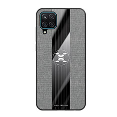 Ultra-thin Silicone Gel Soft Case Cover X02L for Samsung Galaxy F12 Gray