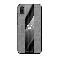 Ultra-thin Silicone Gel Soft Case Cover X02L for Samsung Galaxy M02 Gray