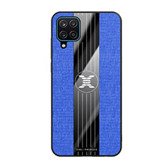 Ultra-thin Silicone Gel Soft Case Cover X02L for Samsung Galaxy M12 Blue