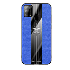 Ultra-thin Silicone Gel Soft Case Cover X02L for Samsung Galaxy M31 Blue
