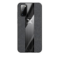 Ultra-thin Silicone Gel Soft Case Cover X02L for Samsung Galaxy S20 Black