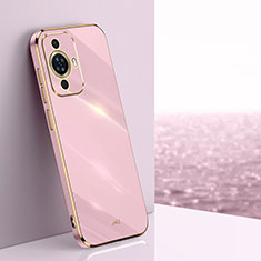 Ultra-thin Silicone Gel Soft Case Cover XL1 for Huawei Nova 11 Pro Clove Purple
